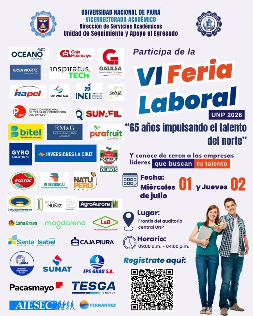 VI Feria Laboral Universidad nacional de Piura 2026 2026