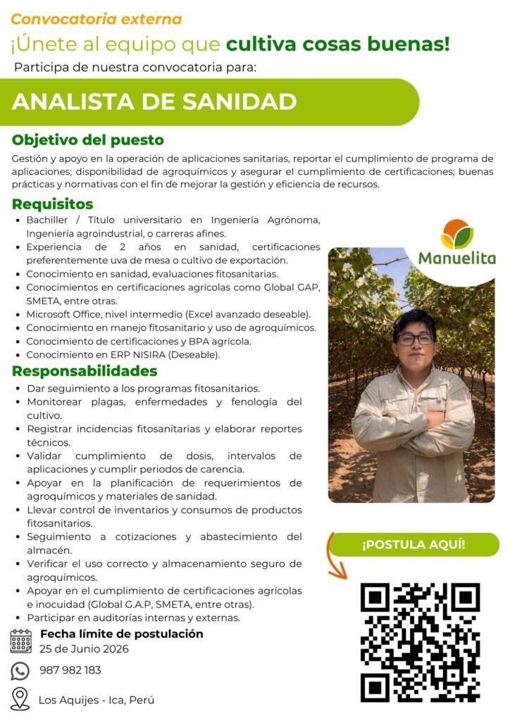 ¡Oportunidades laborales en Manuelita! - Viru - Imagen 2