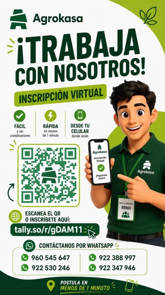 Trabaja con nosotros en Agrokasa – Barranca
