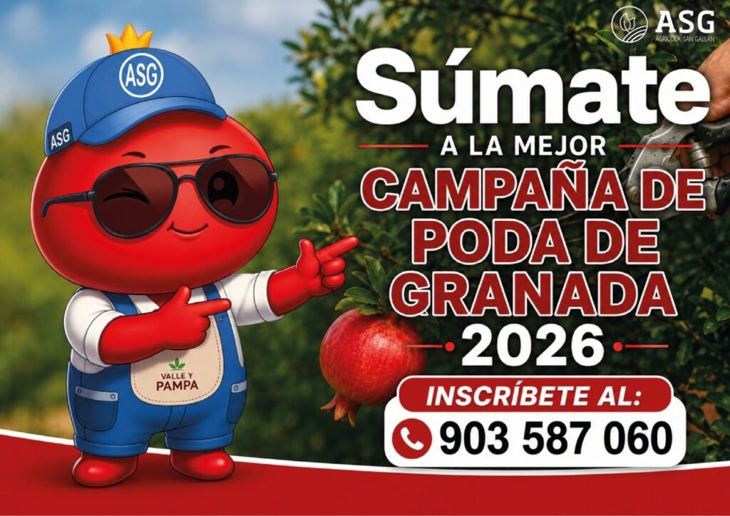 Personal para Campaña de Poda de Granada 2026 en Pisco