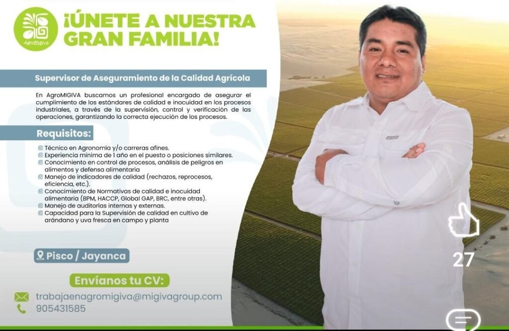 AgroMIGIVA busca nuevos talentos
