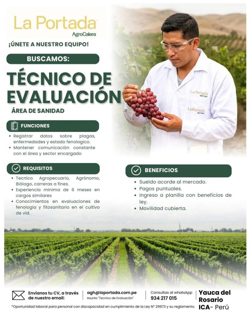 ¡Oportunidades laborales en La Portada AgroCalera! - Imagen 2