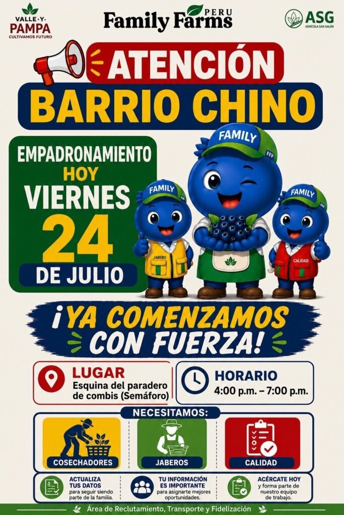 Cosechadores de arándanos para family farms