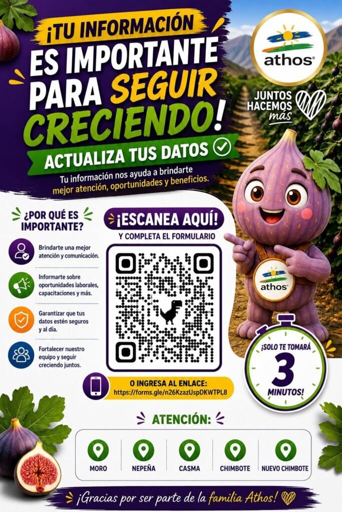 Actualiza tus datos en Athos Nepeña
