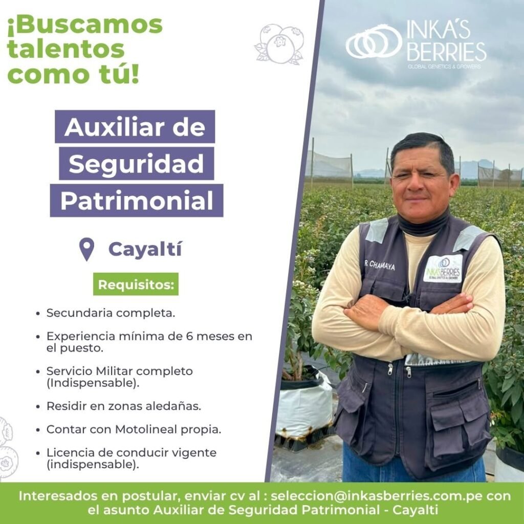 4 nuevas oportunidades en Inka Berries