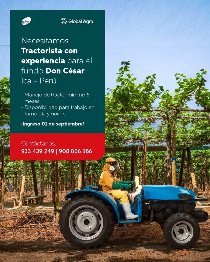 Tractoristas en Ica - Imagen 1