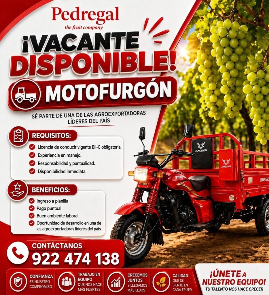 Nuevas oportunidades laborales en Pedregal Ica - Imagen 7