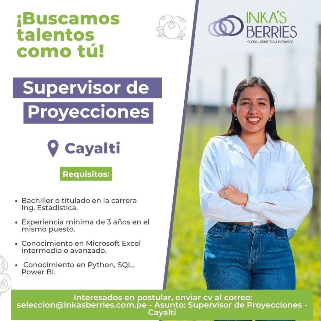3 nuevas oportunidades para profesionales en Inka Berries - Imagen 3