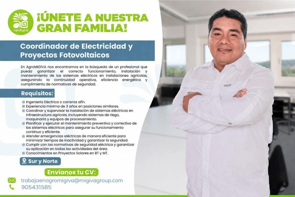 Mecánico de Mantenimiento en Fundo California, Pisco - Imagen 5