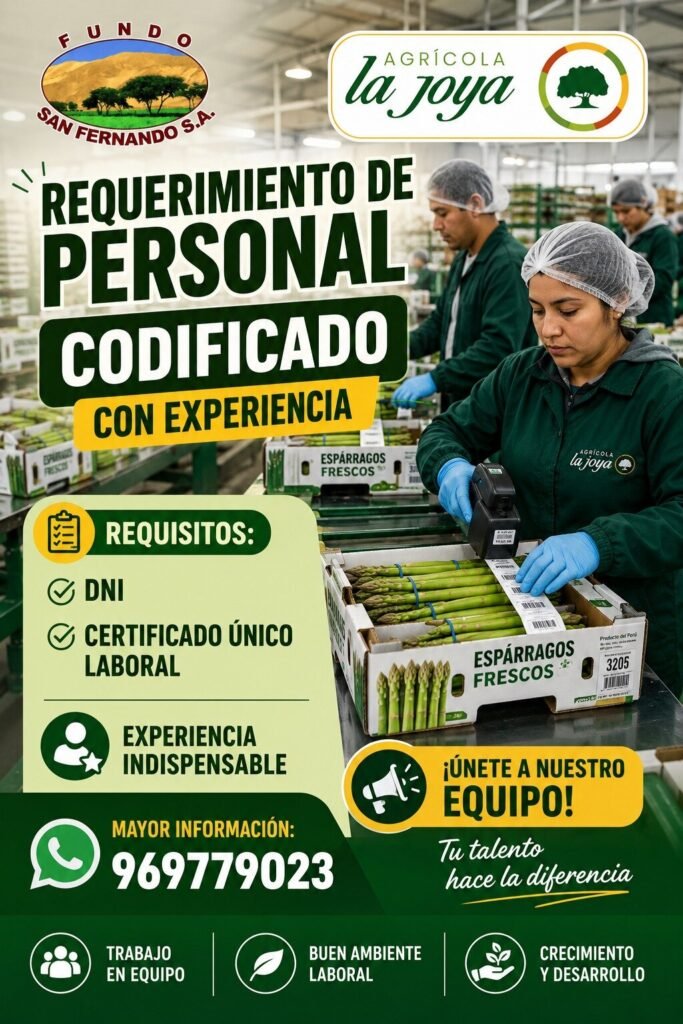 Trabajo en Agrícola La Joya - Imagen 2