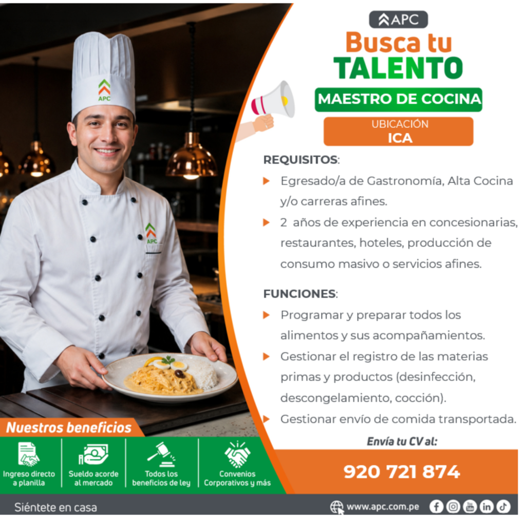 Maestro de cocina