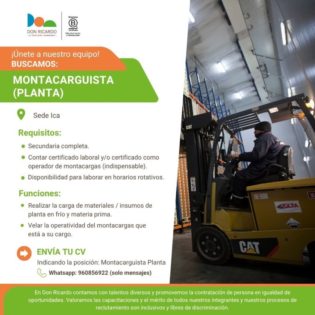 Nuevas oportunidades laborales en Agricola Don Ricardo - Imagen 7