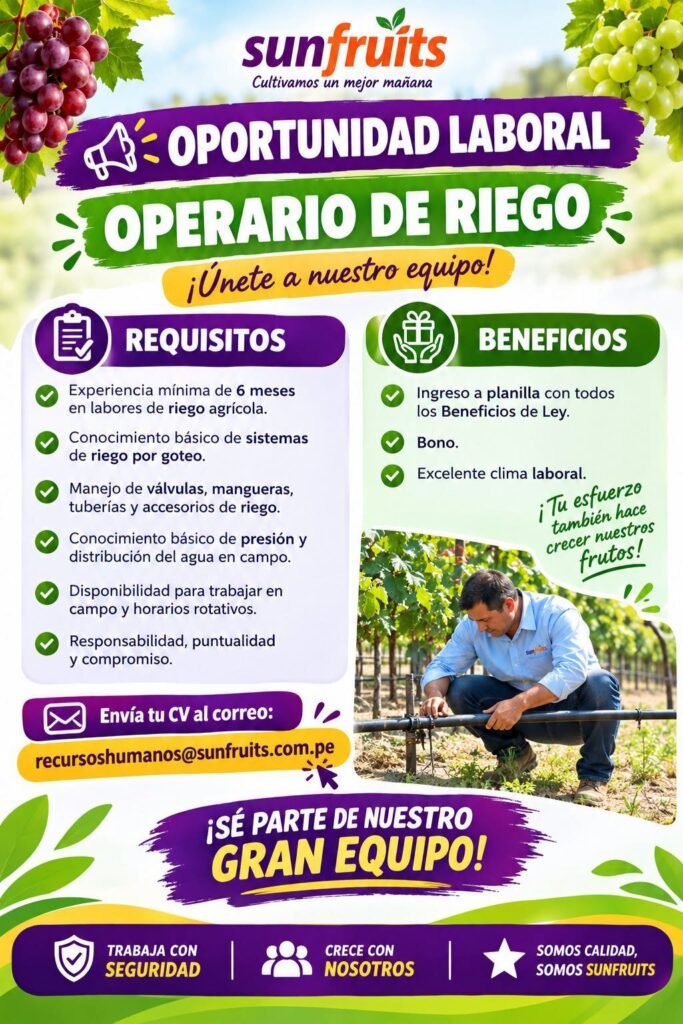 Operario de riego