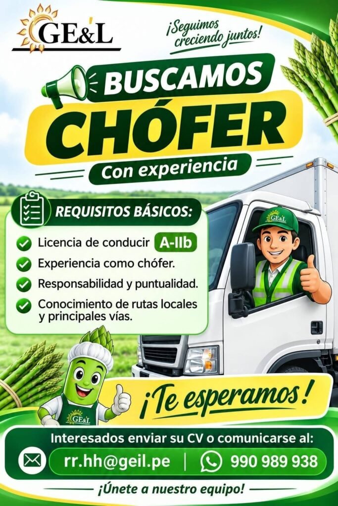 Se requiere personal para GESTIÓN EMPRESARIAL & LOGÍSTICA