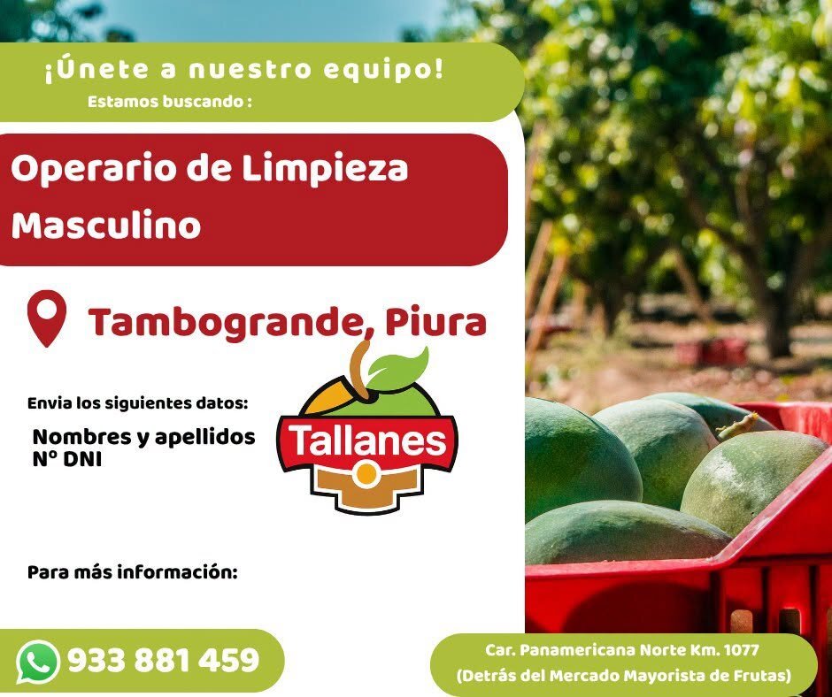 Operario de limpieza