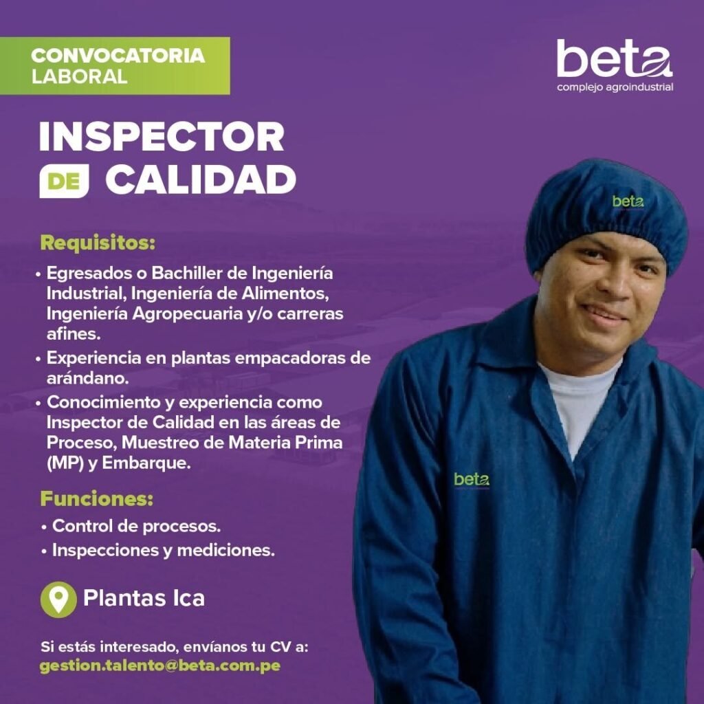 Nuevas oportunidades laborales en Beta