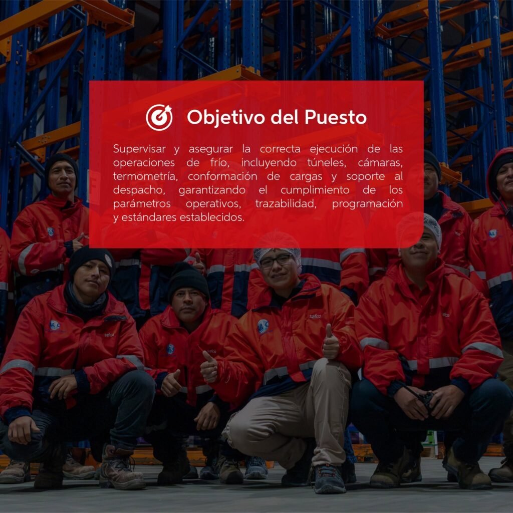 Supervisor de frio en planta de packing Safco - Imagen 3