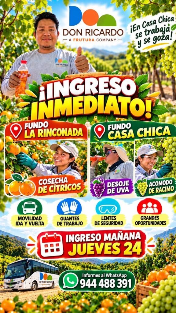 Cosecha de citricos