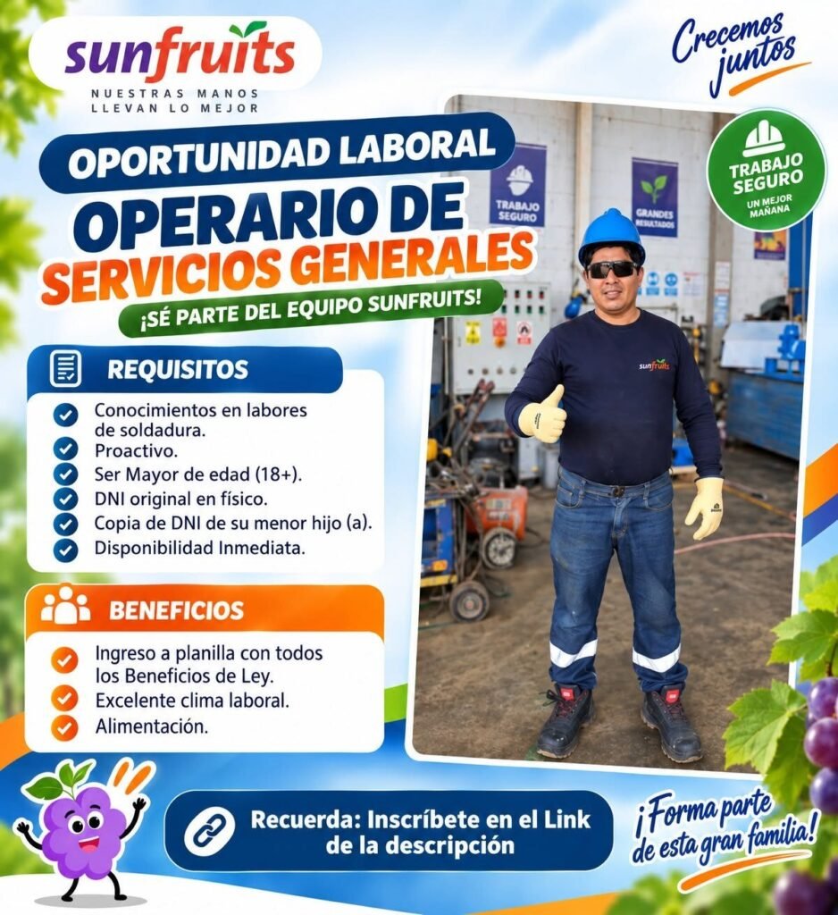 Operario de servicios generales