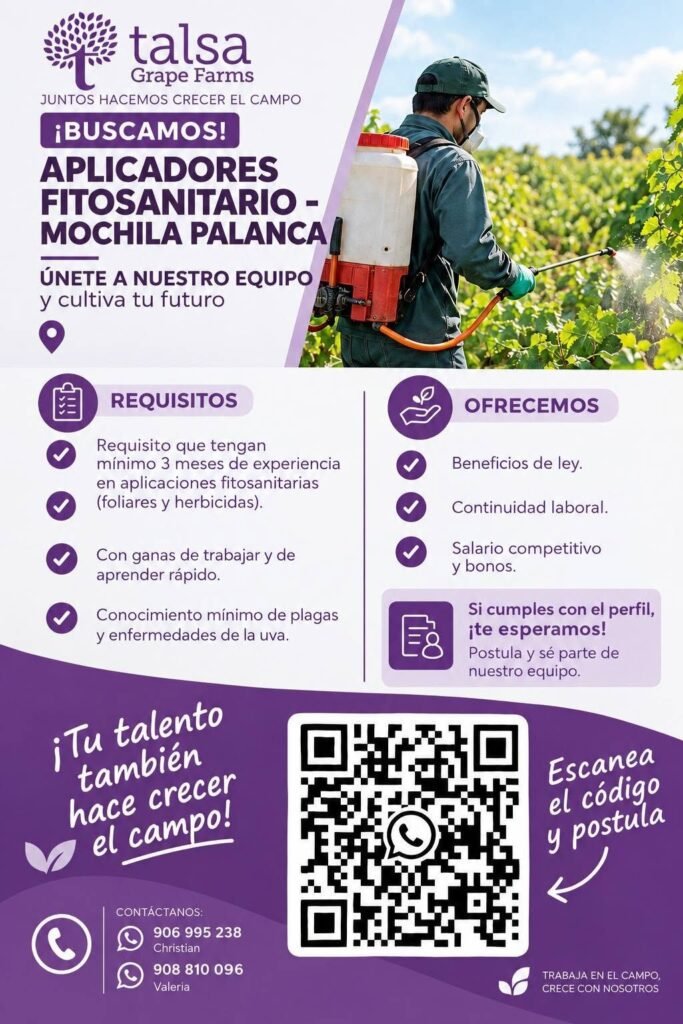 Aplicador y evaluador fitosanitario