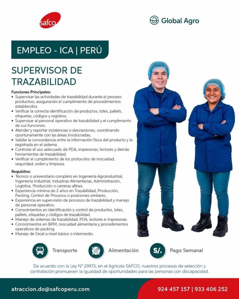 Oportunidades laborales en Safco