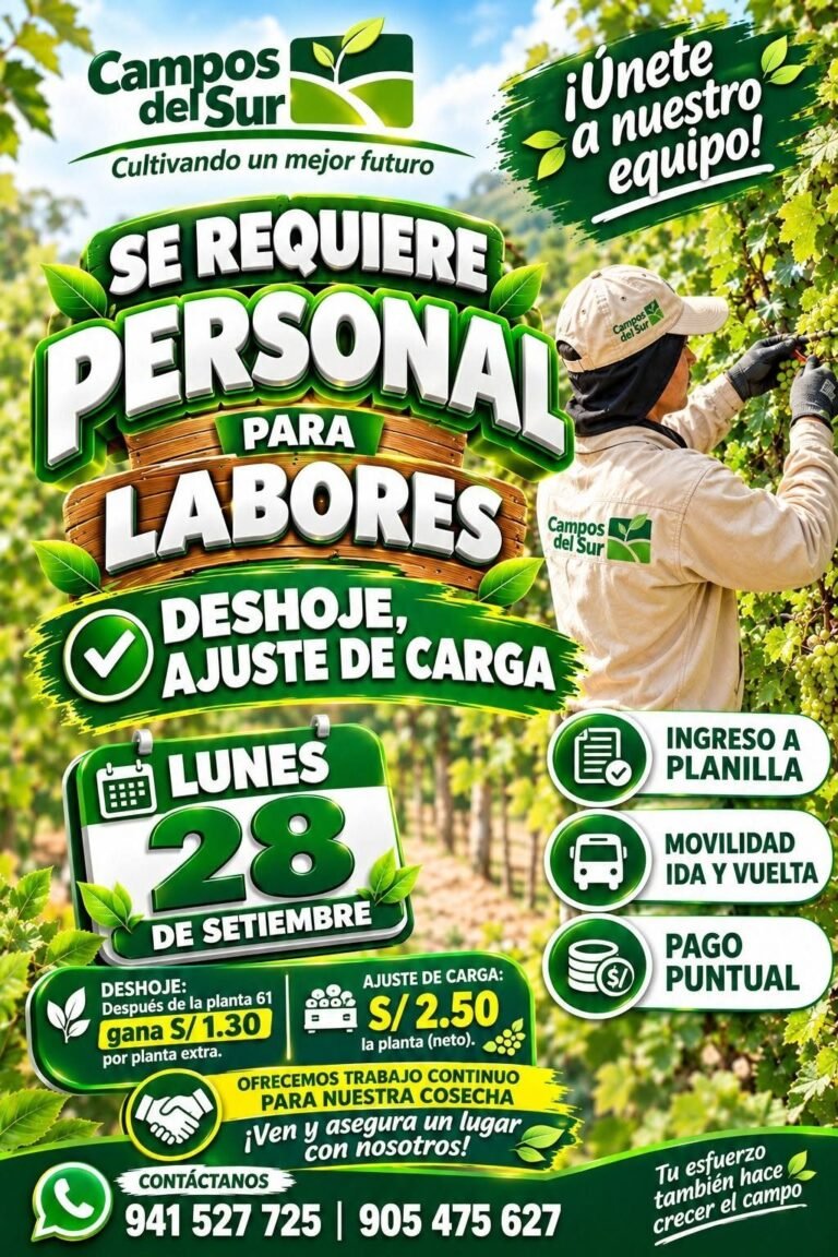 Deshoje y ajuste de carga