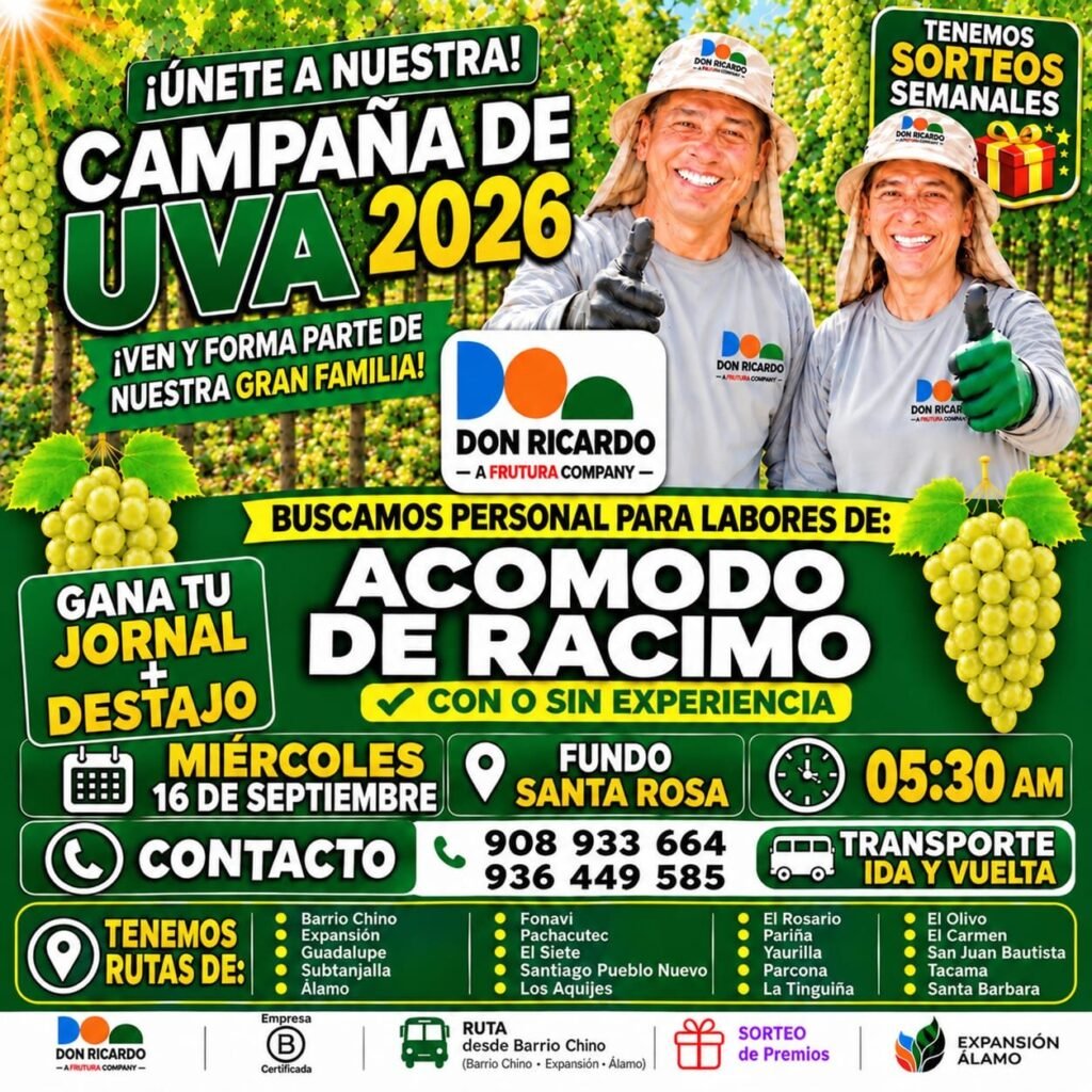 Convocatoria masiva en Agricola Don Ricardo - Imagen 3