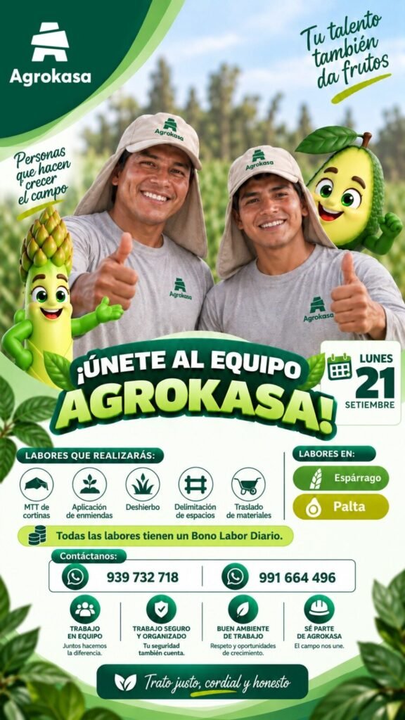 Nuevas oportunidades en Agrokasa