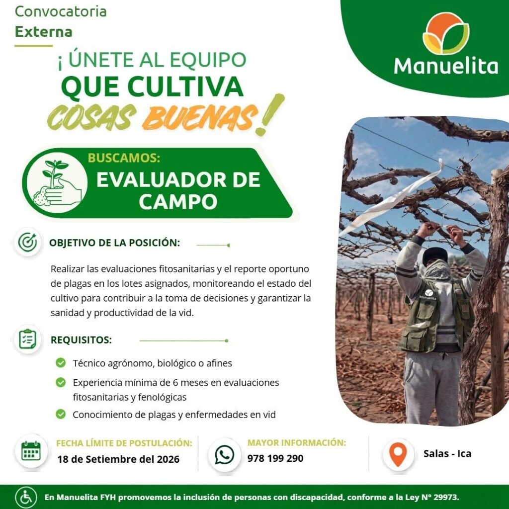 Evaluador de Campo — Manuelita