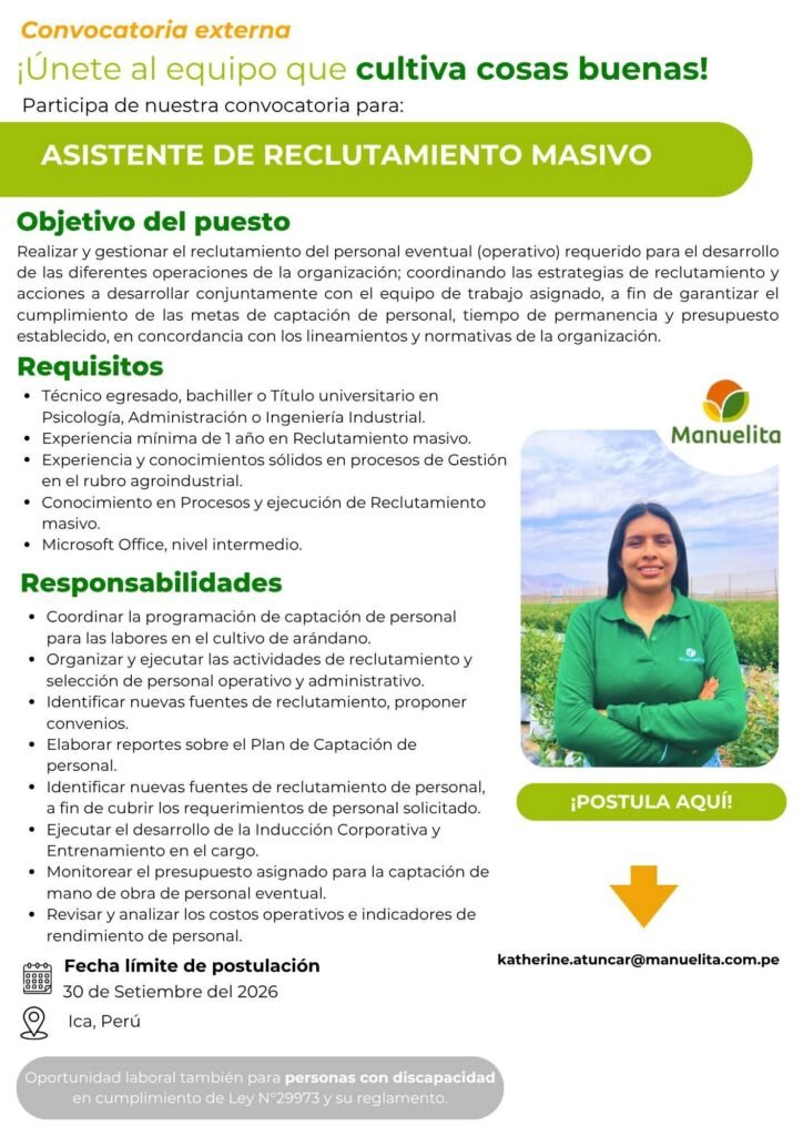 Nuevas oportunidades laborales en Manuelita - Imagen 4