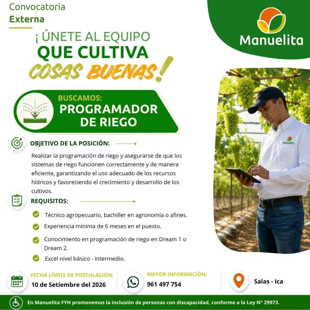 Requerimiento de personal para mantenimiento - Imagen 2
