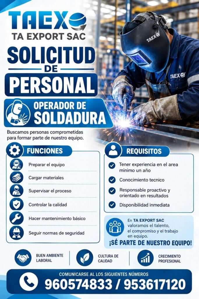 Nuevas oportunidades laborales en TA Export - Imagen 2