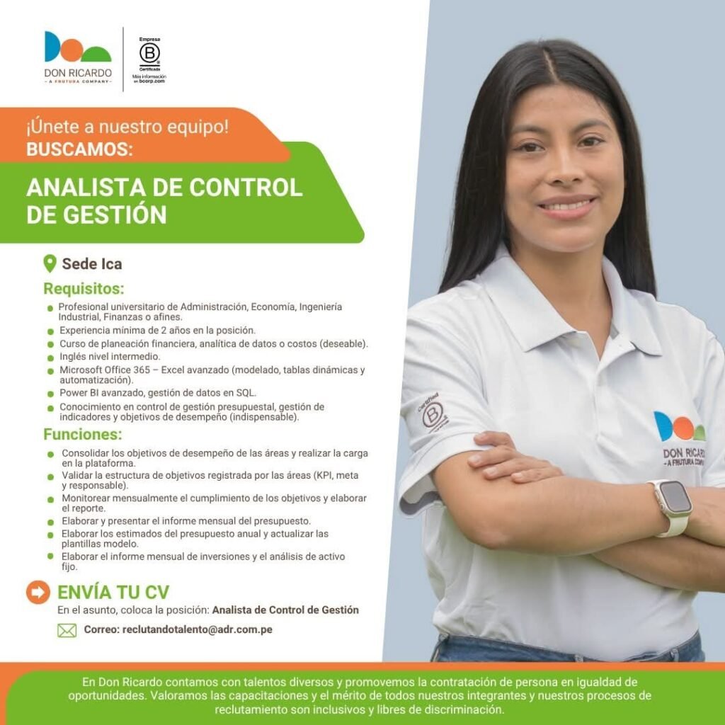 Oportunidades laborales en Agricola don Ricardo - Imagen 4