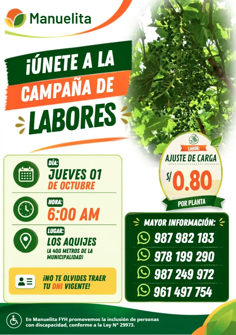Ajuste de Carga en Los Aquijes – Ica