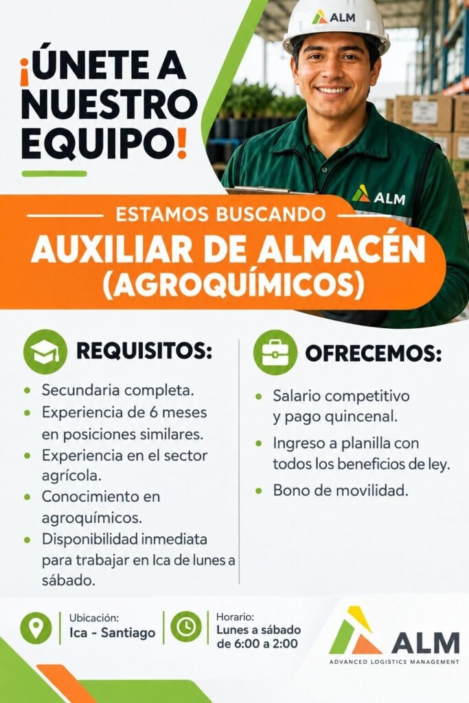 SE PARTE DE LA FAMILIA ALM SERVICES 🧡📣