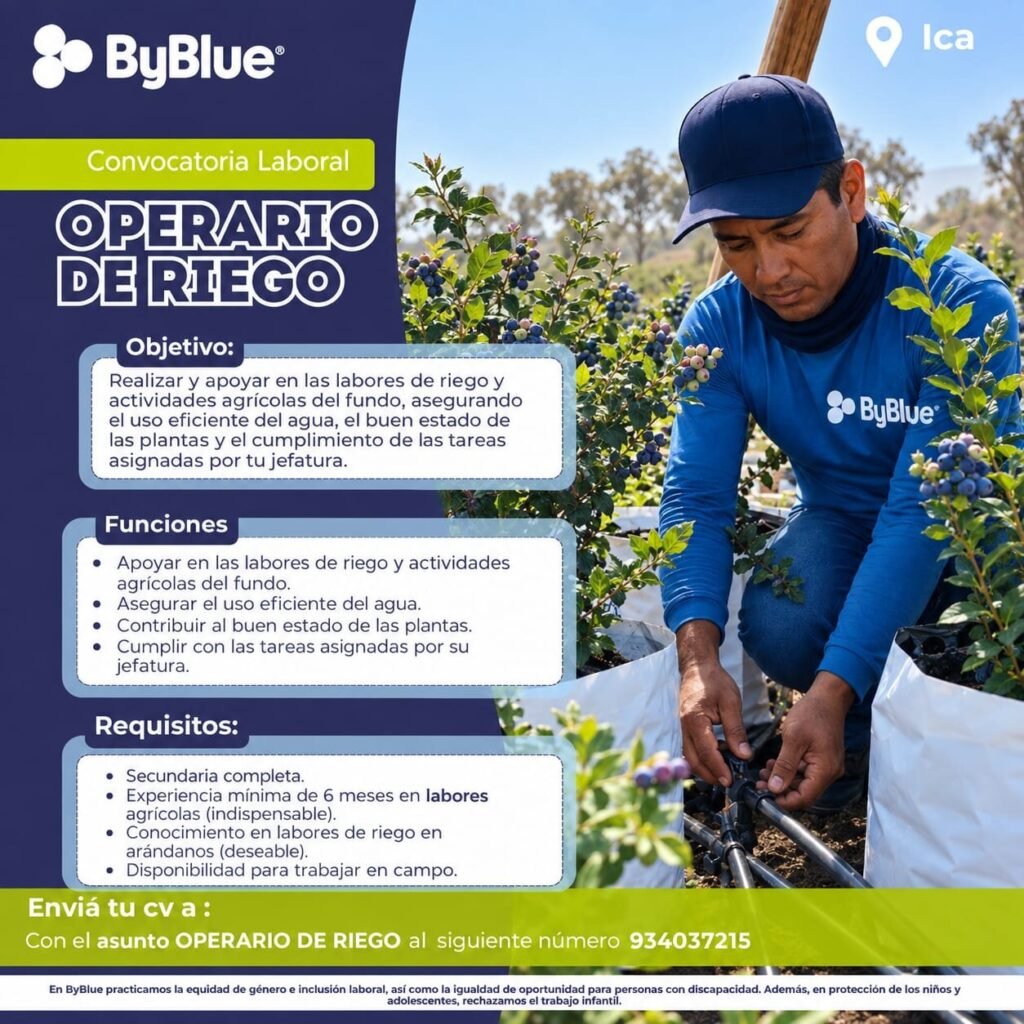 Operario de riego