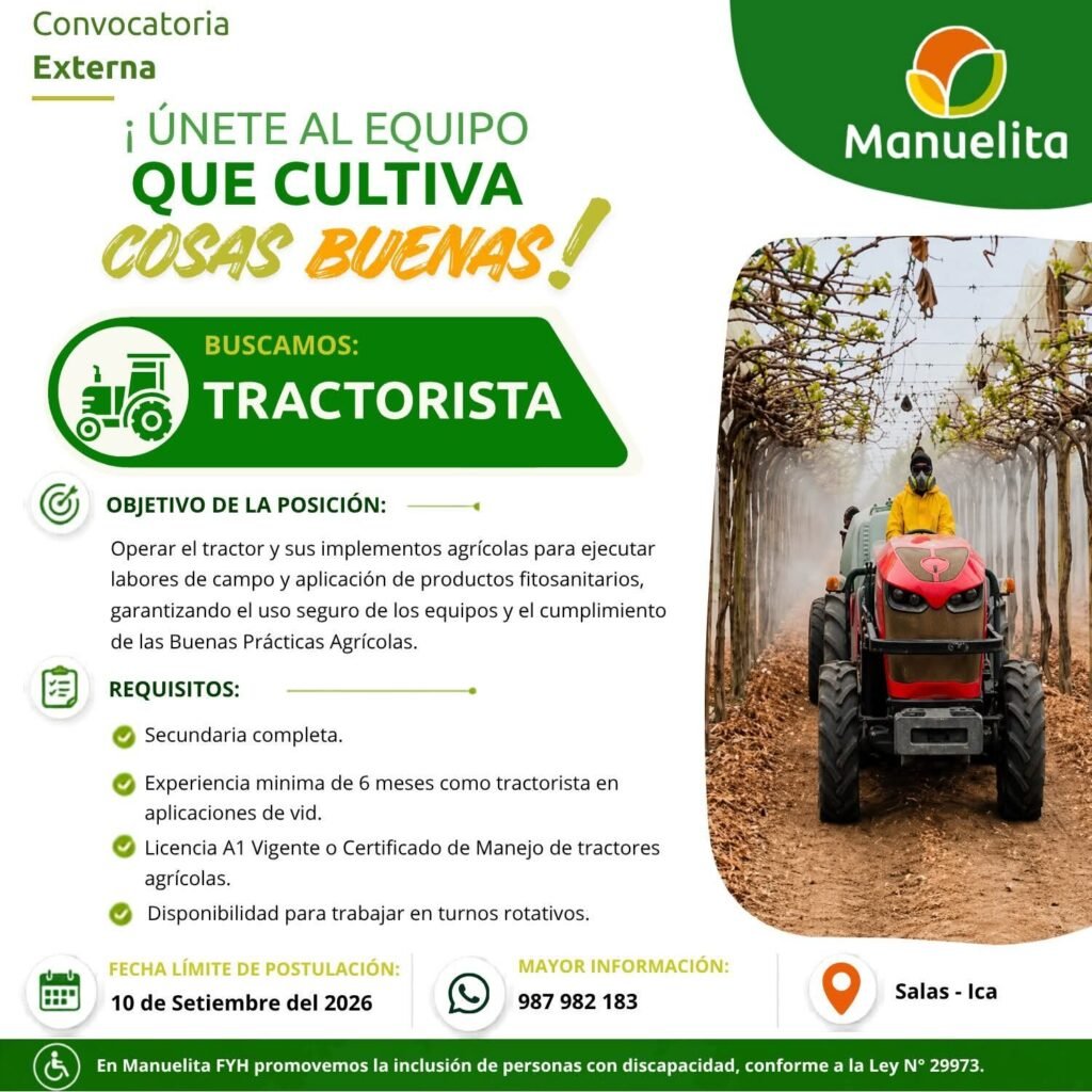 Requerimiento de personal para mantenimiento - Imagen 3