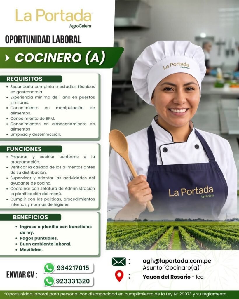 Trabajo en La Portada