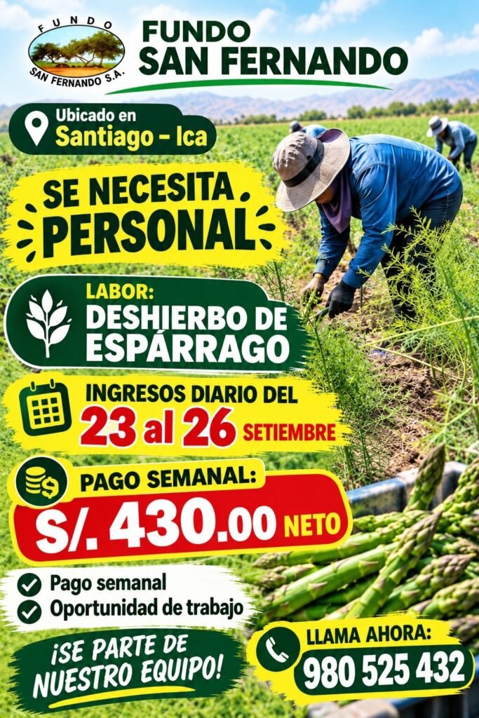 Personal para Fundo San Fernando