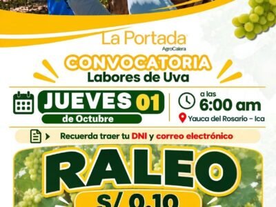 Raleo en la Portada