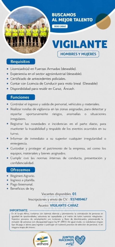 Personal para Athos Caraz