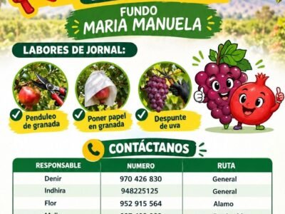 Puestos para labores de jornal