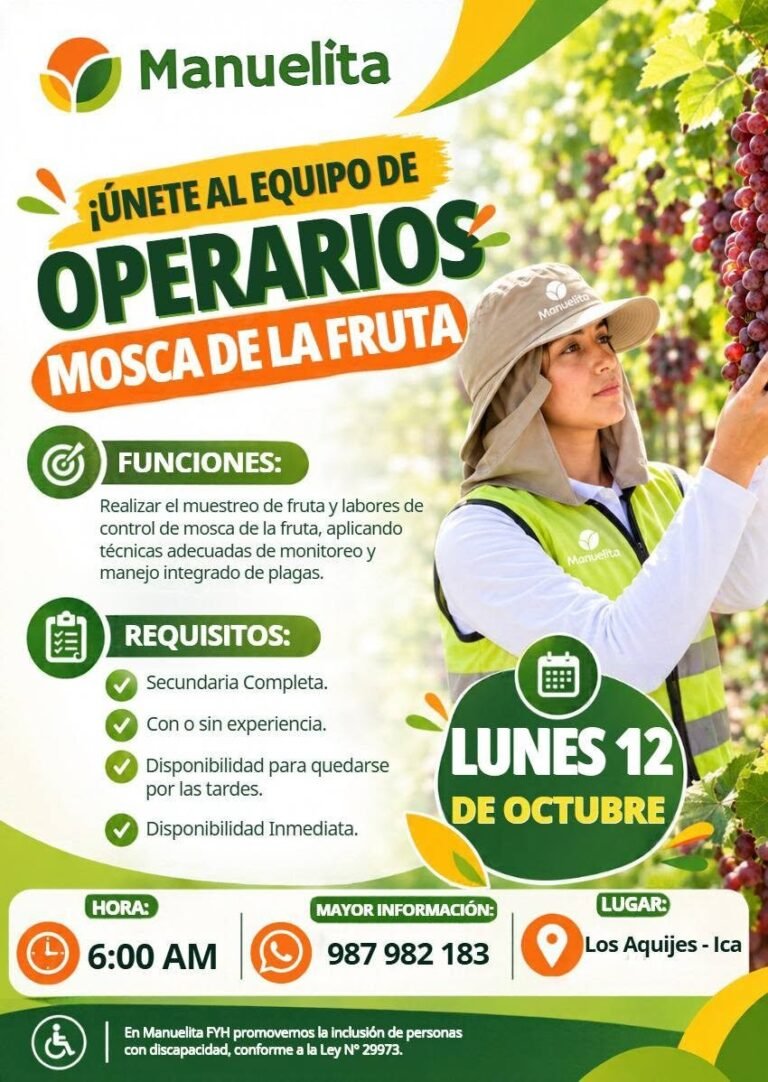 Cosecha de uva y 2 trabajos mas