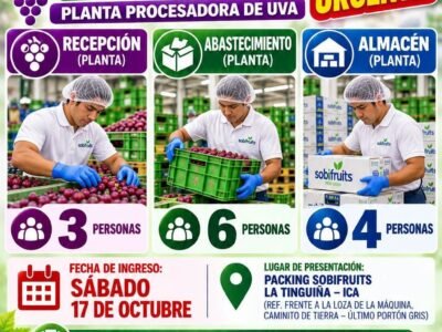 búsqueda urgente de personal
