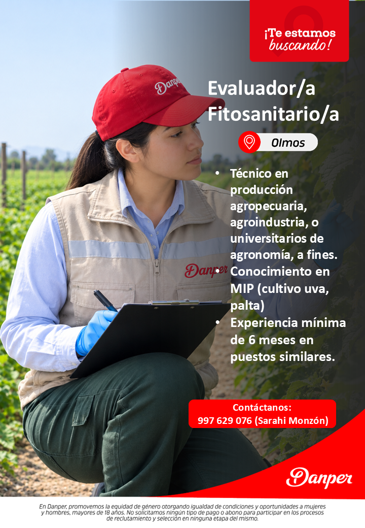 Evaluador/a Fitosanitario/a