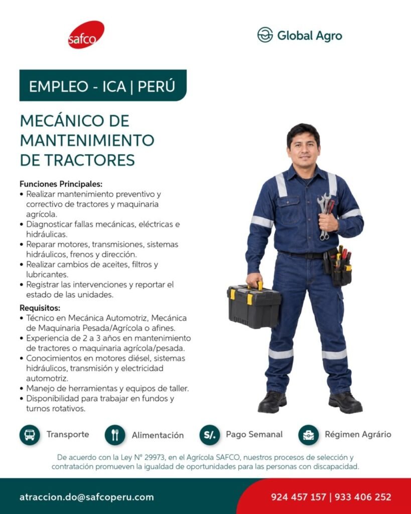 Técnico Soldador y mecánico - Imagen 2