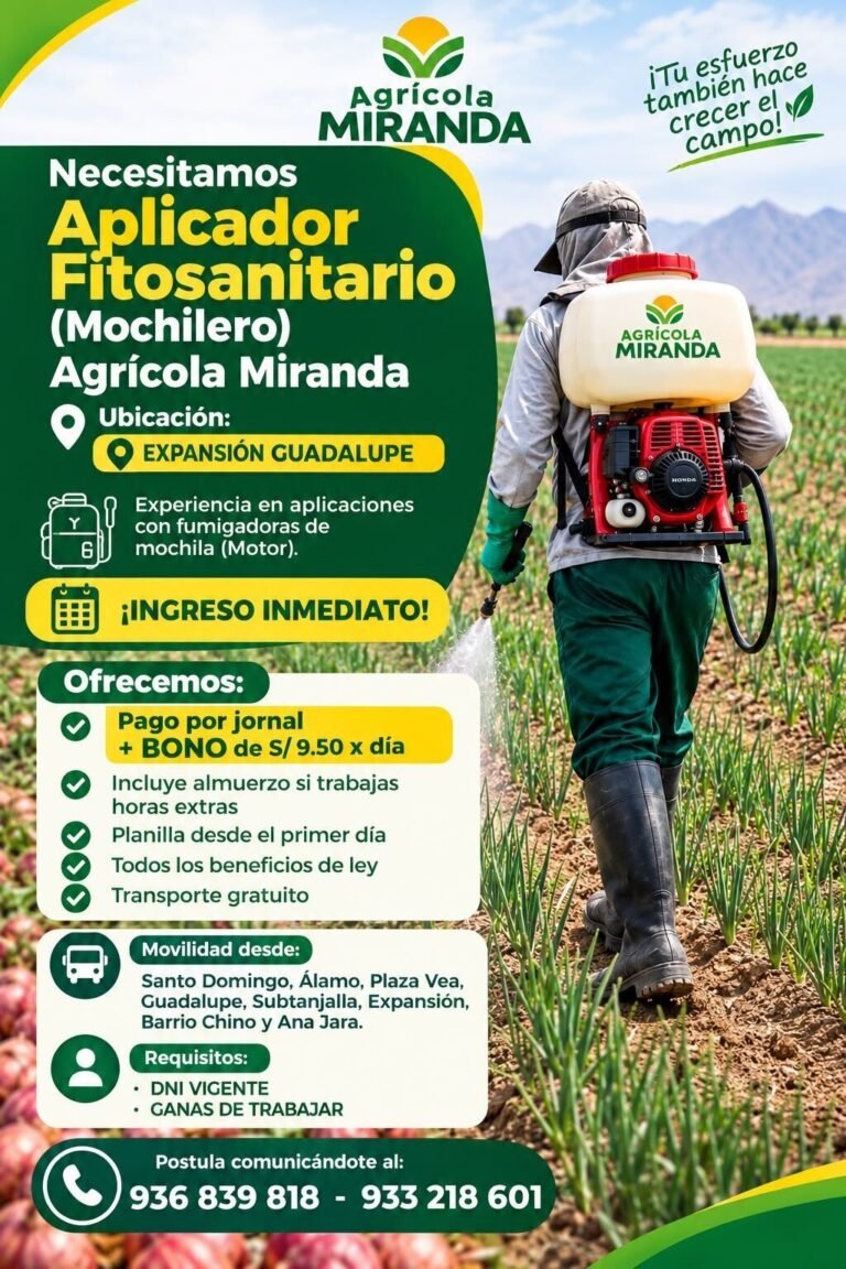Aplicador Fitosanitario (Mochilero) – Agrícola Miranda