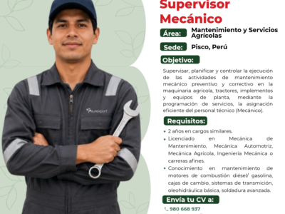 SUPERVISOR MECÁNICO