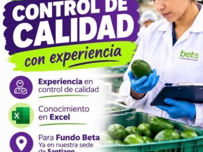 Control de calidad con experiencia – Beta – Santiago