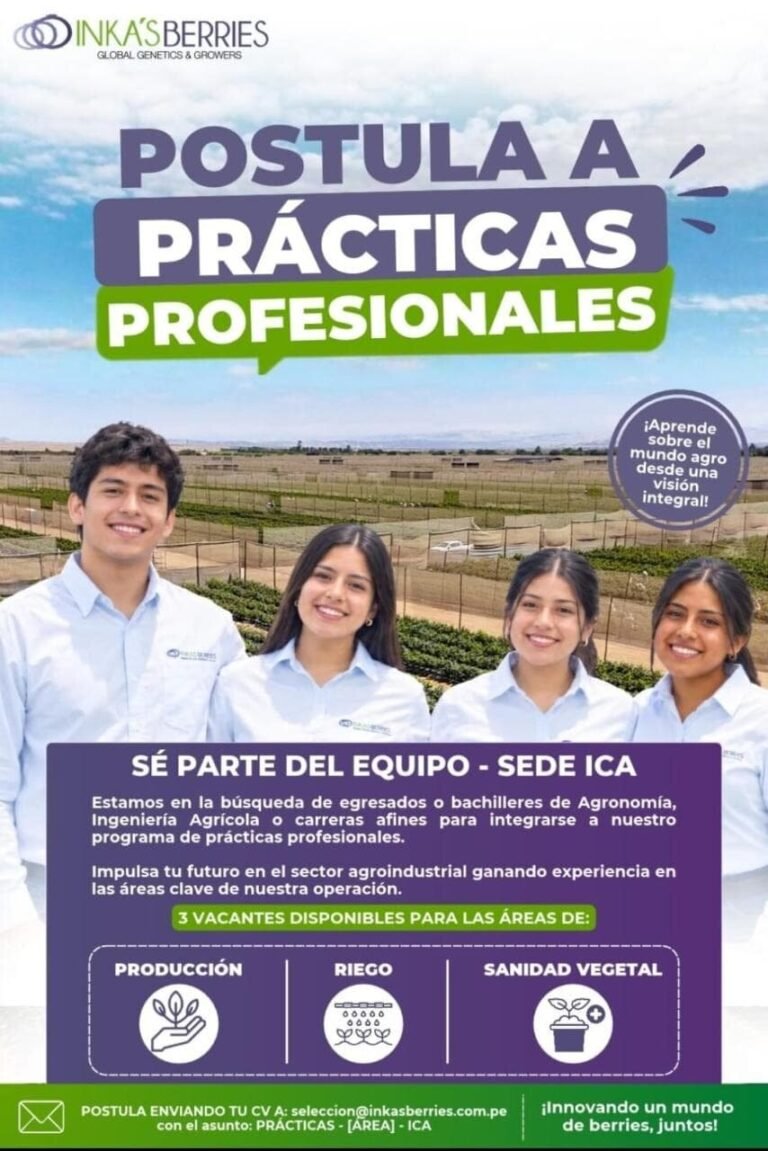 PRÁCTICAS PROFESIONALES – INKA’S BERRIES (ICA)